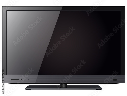 modern tv isolated.