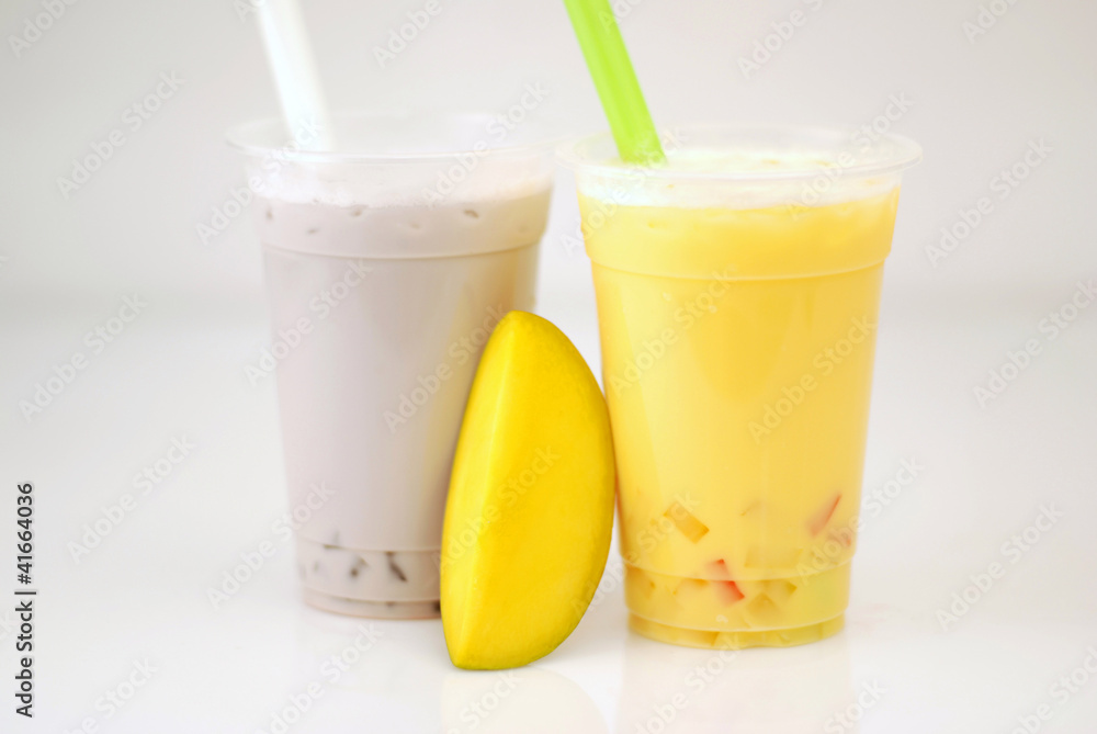 Bubble Tea Lila - Mango Shake gelb Bubble Tea Lila - Mango Shake gelb
