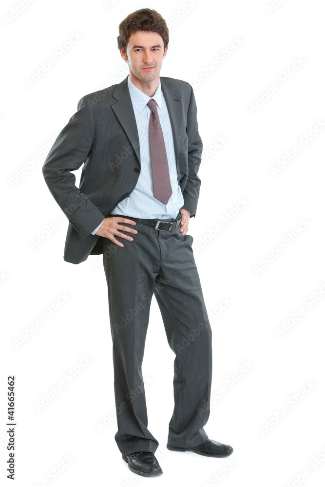 Full length portrait of modern businessman Full length portrait of modern businessman