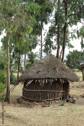 Hutte africaine, Ethiopie