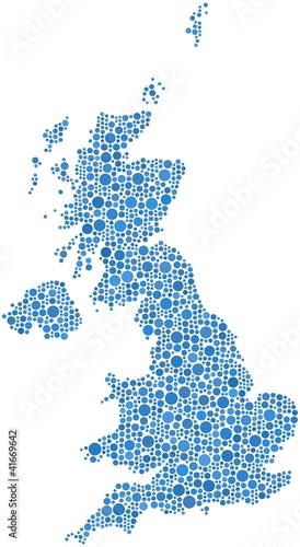 Map of Great Britain (Europe)