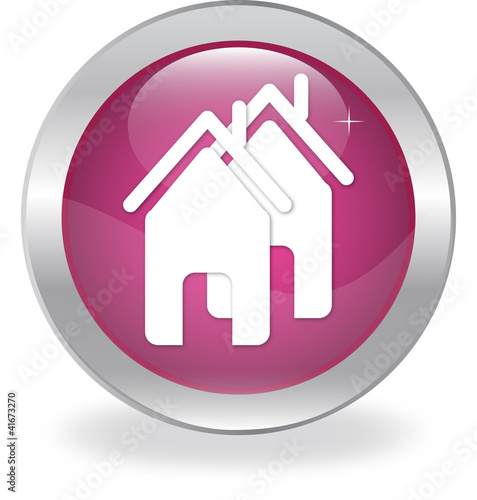 Web button with the house