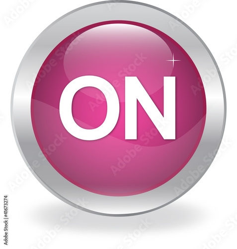Internet button labeled "ON"