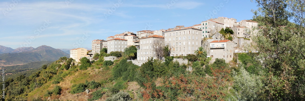 sartene town in the south of corse