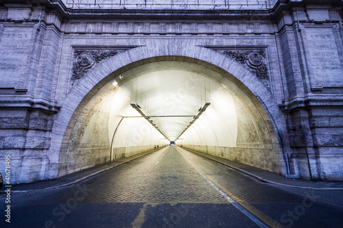 Mysterious tunnel - Traforo Umberto in Rome photo