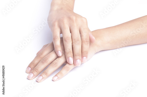 Obraz na płótnie Beautiful hands w salonie