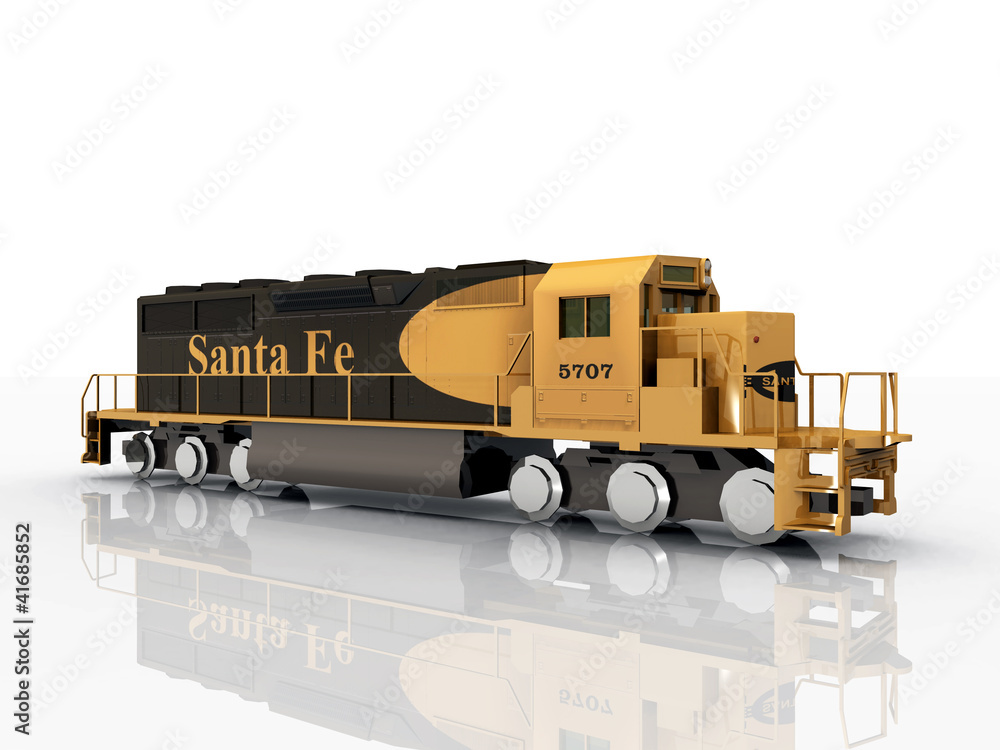 Fototapeta premium Lokomotywa Santa Fe