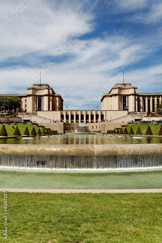 Esplanade du Trocadero, France.