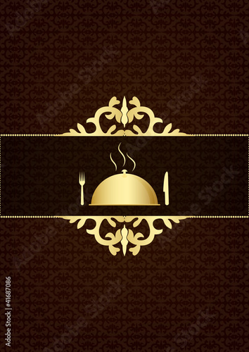 Restaurant menu cover