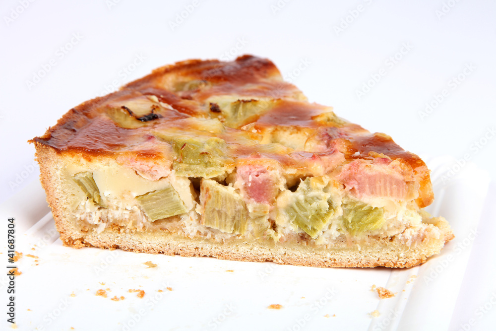 Kuchen mit Rhabarber Kuchen mit Rhabarber