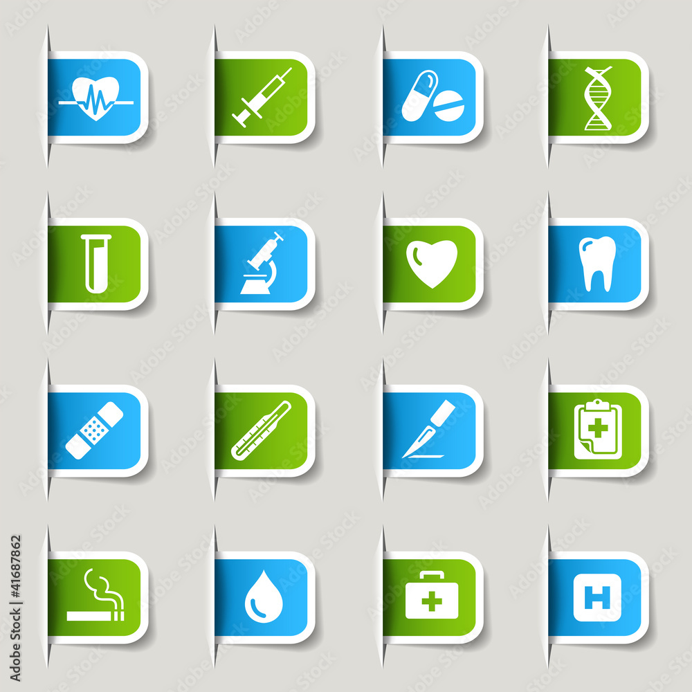 Label - Medical icons