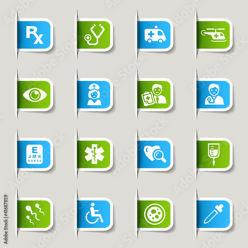 Label - Medical icons