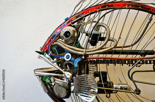 scrap-metal fish