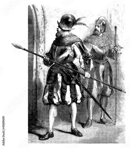 Obraz na płótnie Soldiers - 16th-17th century
