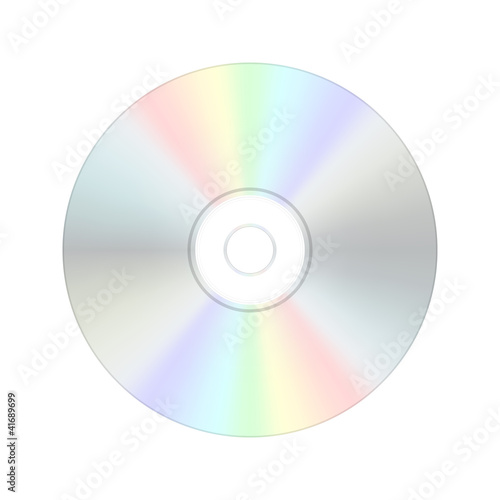CD digital compact disc. Vector illustration
