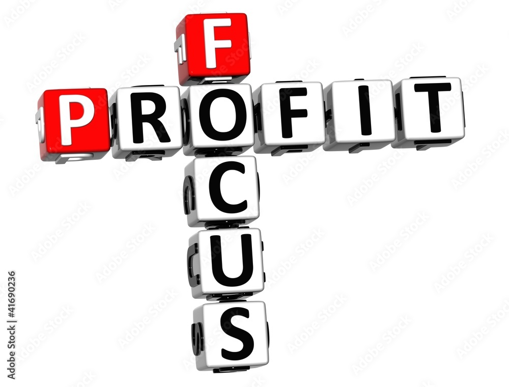 3D Focus Profit Crossword