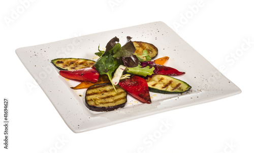 Grilled vegetables (zucchini, eggplant, peppers,)