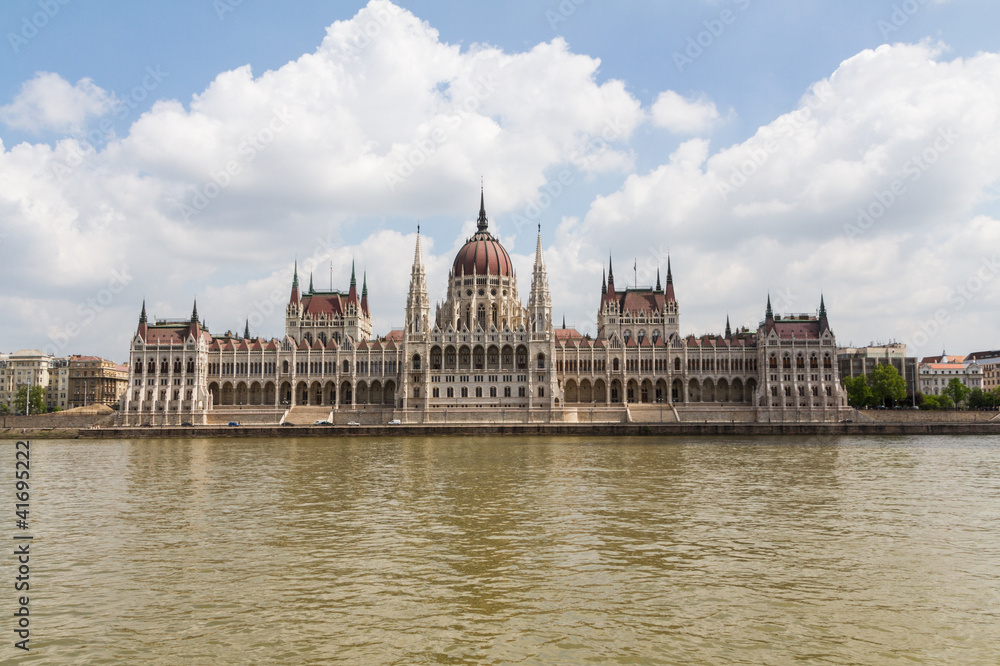 Budapest, the building of the Parliament (Hungary)