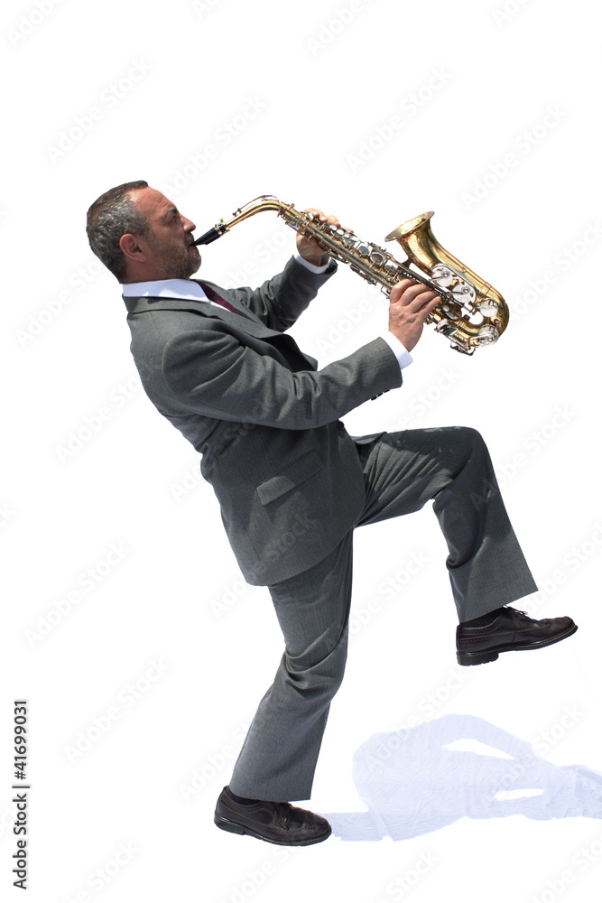 Naklejka premium Saxy Businessman