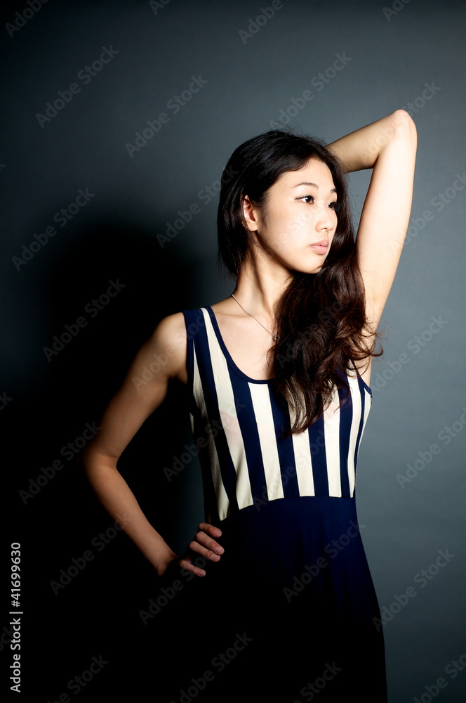 Asian model posing Asian model posing