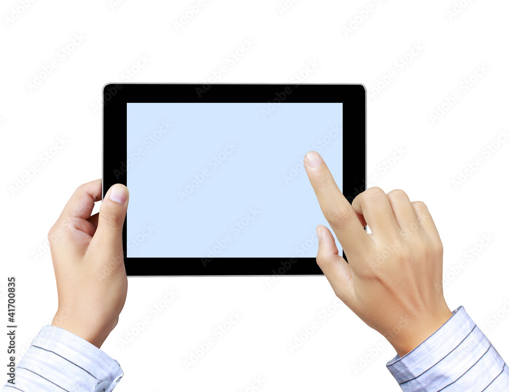 hands are pointing on touch screen ,touch- tablet hands are pointing on touch screen ,touch- tablet