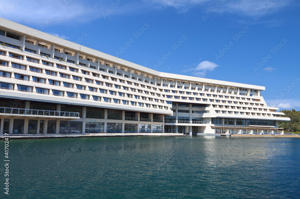 Luxury hotel at the Halkidiki peninsula in Greece.