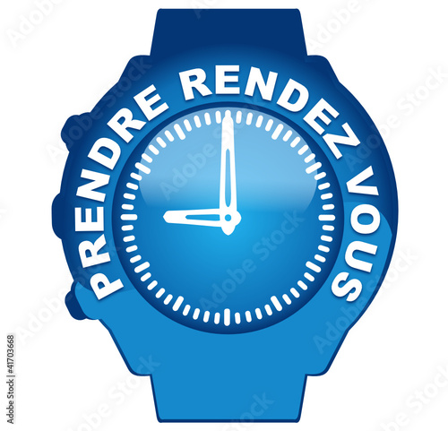 prendre rendez vous sur montre bleue
