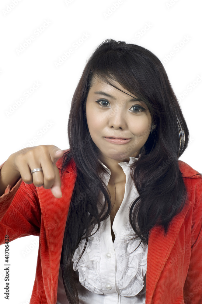 Pointing Woman Pointing Woman
