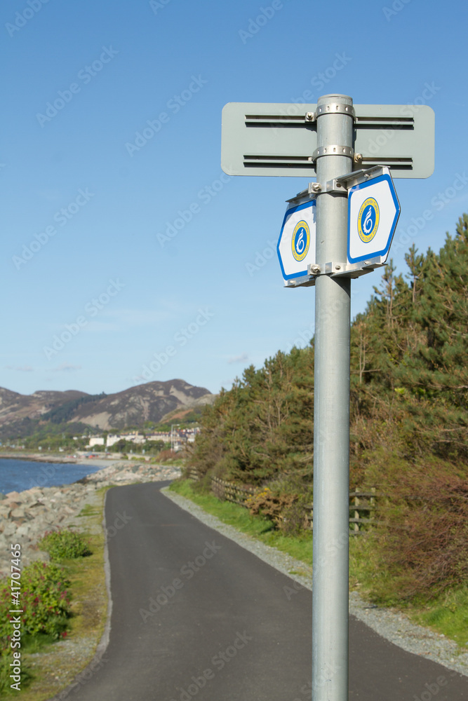 Wales coast path. Wales coast path.