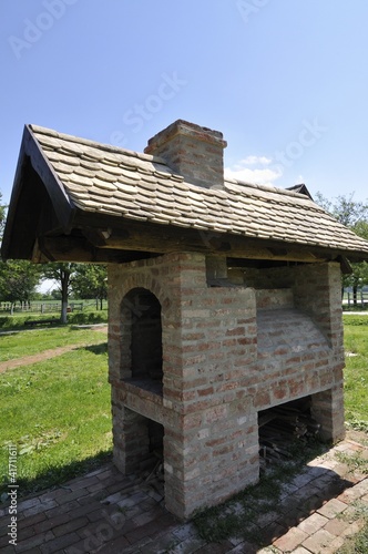 Traditional bread oven in the yard