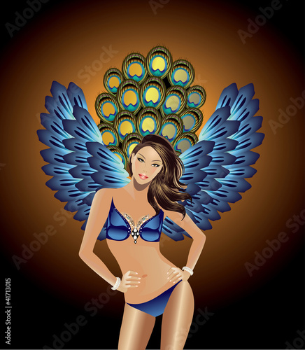 Canvas Print Carnival Dancer