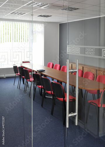 Interior of a modern commercial and corporate building