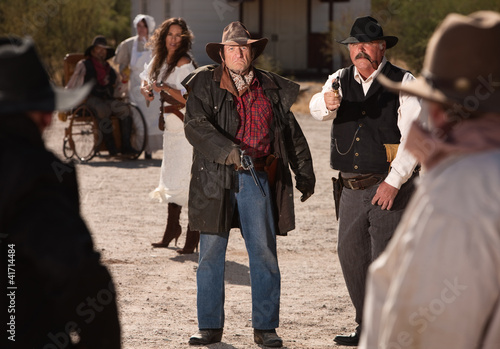 Mean Gunfighters in Shoot Out
