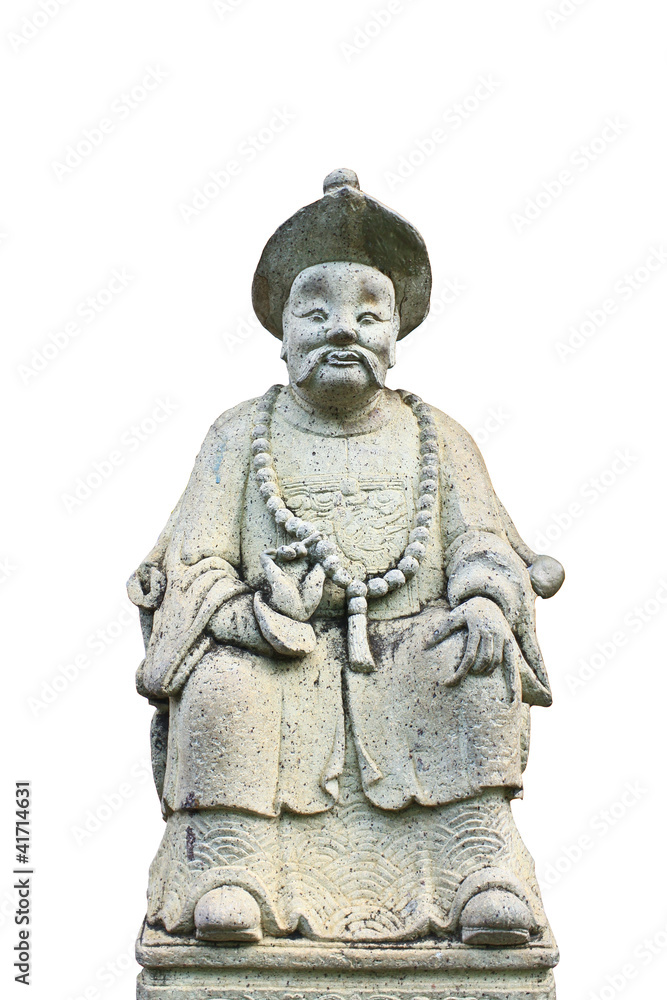 old chinese statue, Wat Pra kaew