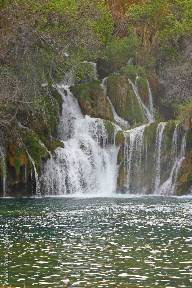 Fototapeta premium Waterfall on Krka river