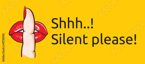 silence sign