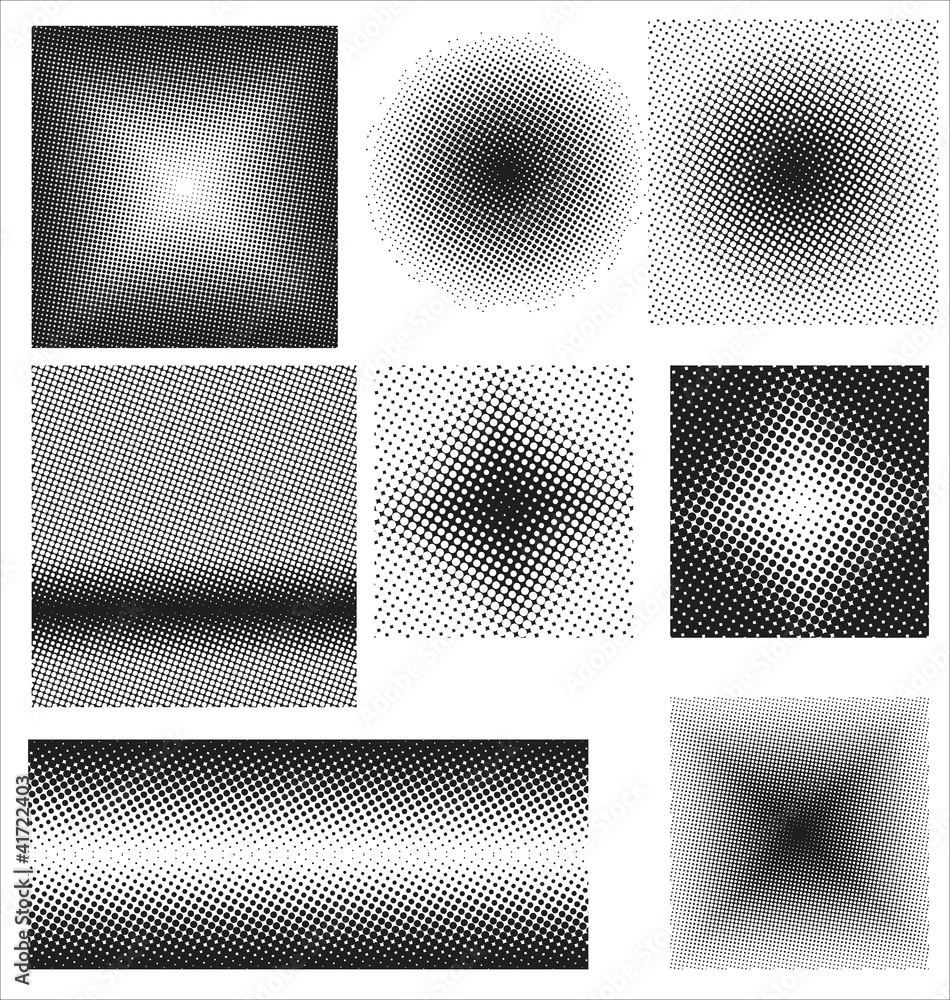 different abstract halftone art elements different abstract halftone art elements