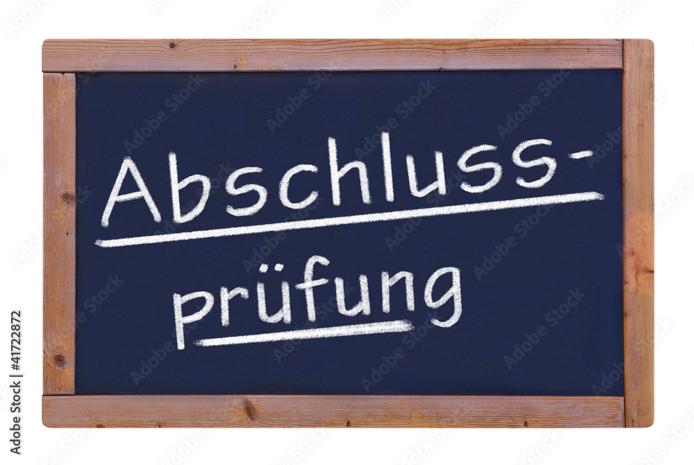 Obraz premium Abschlussprüfung #120521-001