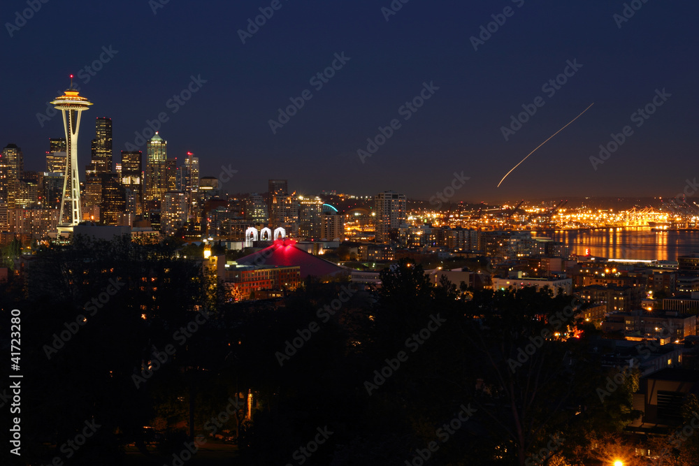 Seattle Skyline Twilight