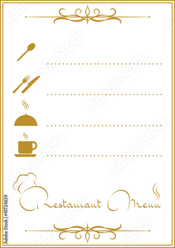 Beyaz yemek menüsü