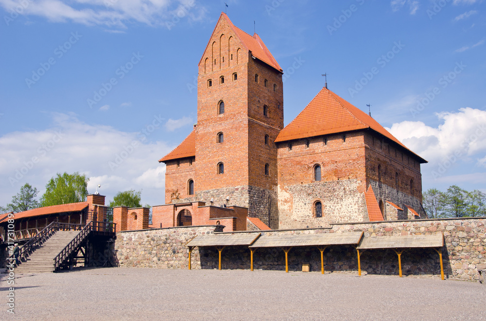 Lithuanian king castle Trakai