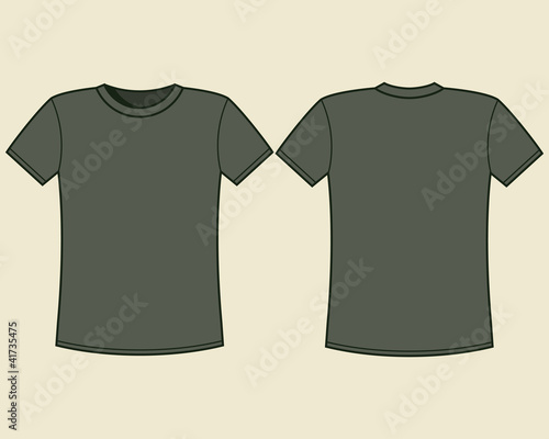 Blank t-shirt template