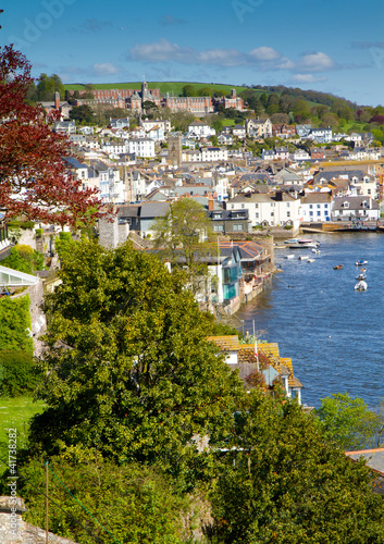 The historic naval town of Dartmouth in Devon photo