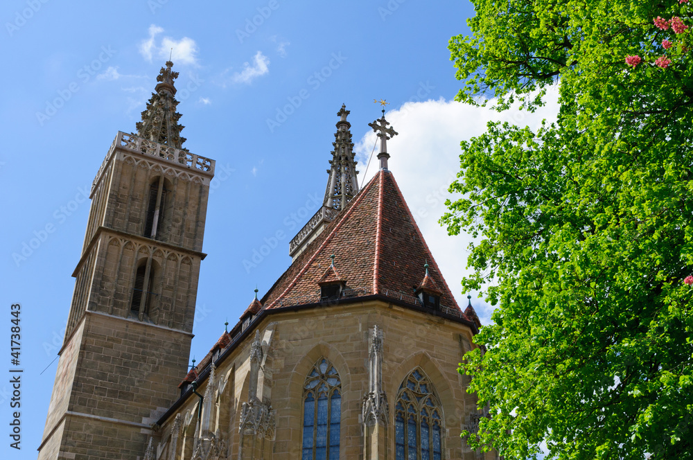 St. James's Church of Rothenburg ob der Tauber, Germany