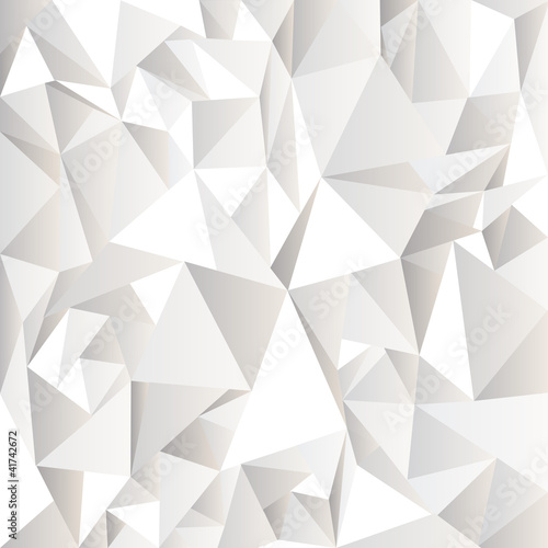 Fototapeta Białe trójkąty 3D
