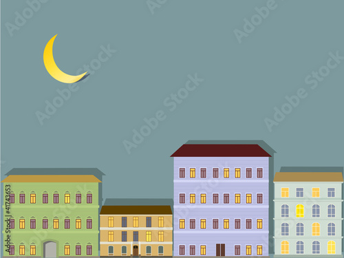 abstract city