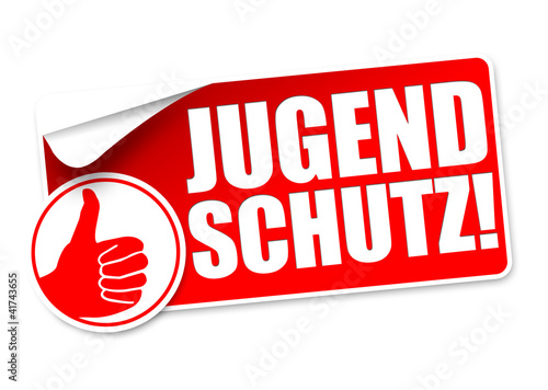 Jugendschutz! Button, Icon