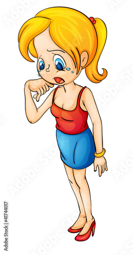 Sad lady