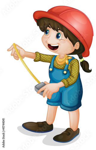 Construction girl