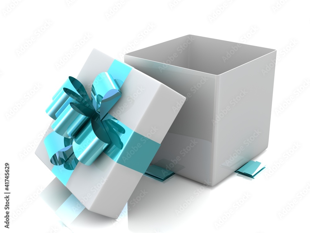 Open gift box Open gift box
